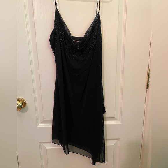 Drape front mini dress. - Picture 1 of 4
